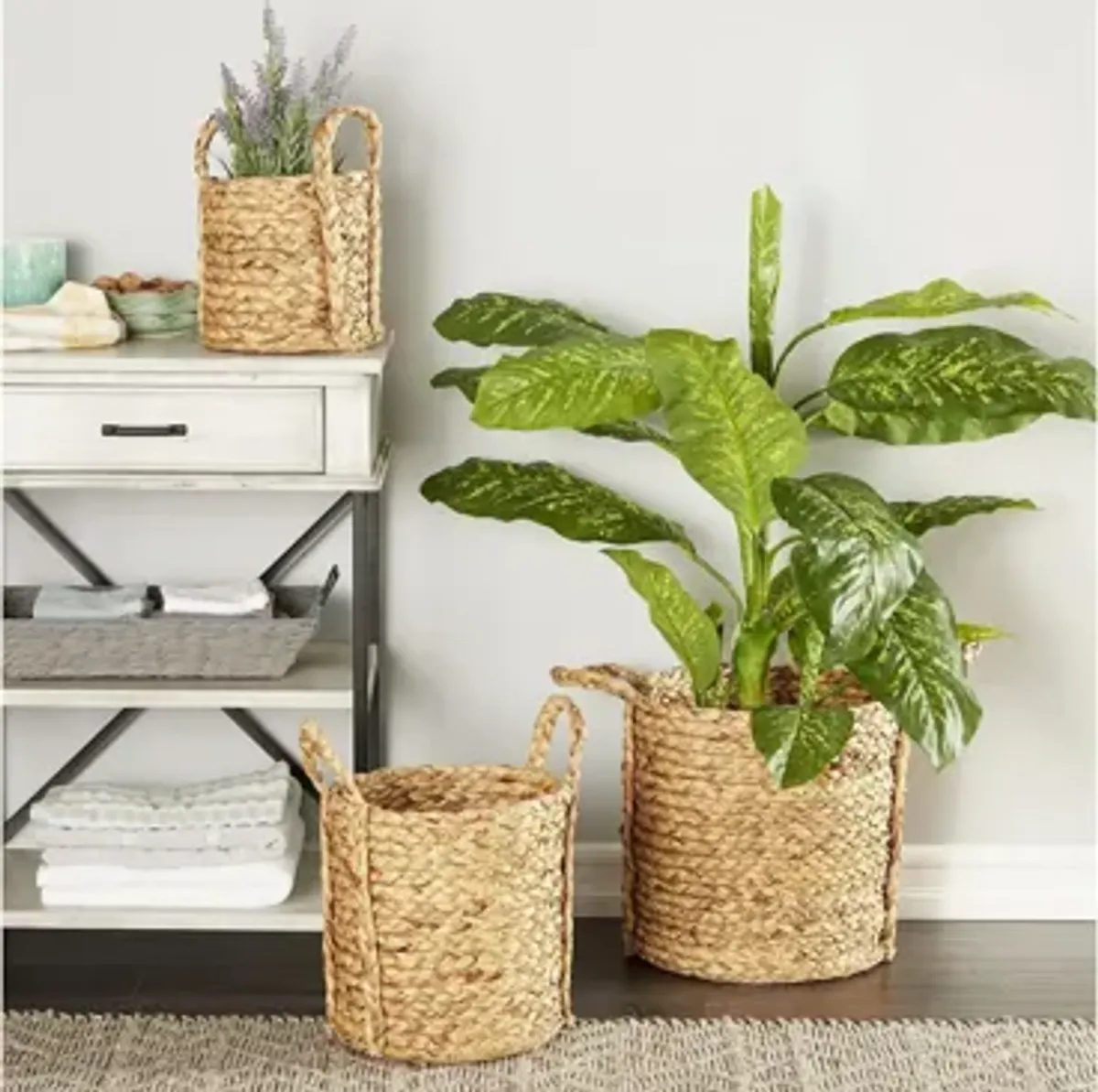 Ivy Collection Storage Baskets - Set of 3