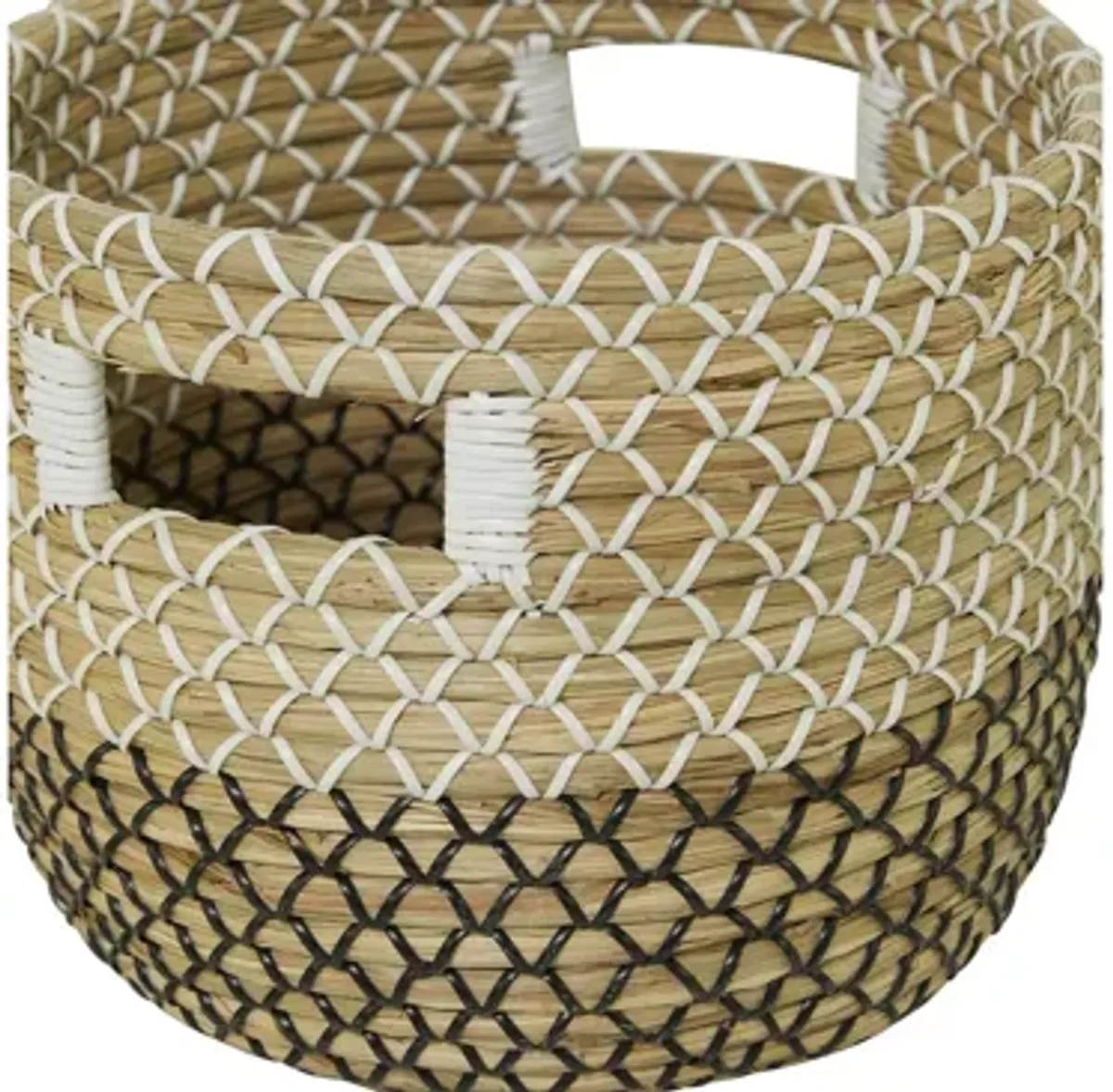 Ivy Collection Seagrass Storage Baskets - Set of 3