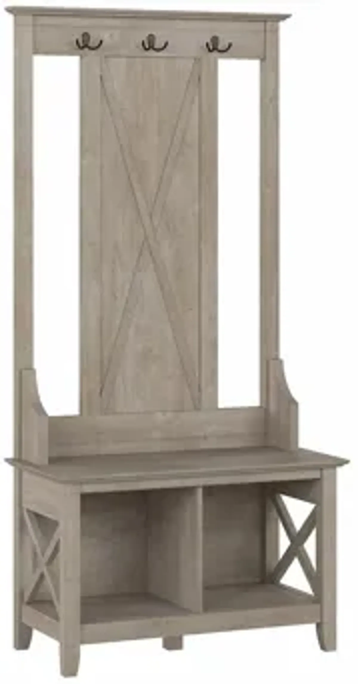 Key West Hall Tree with Shoe Storage Bench