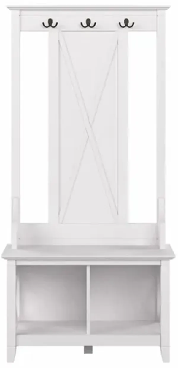Key West Hall Tree with Shoe Storage Bench