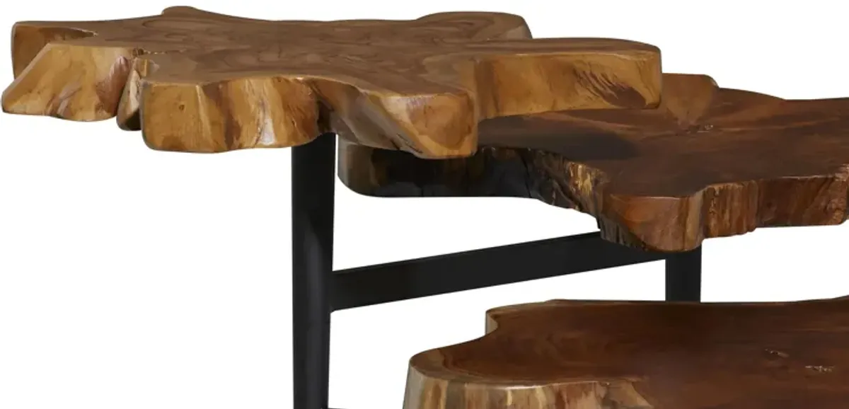 Ivy Collection Leaf Accent Table