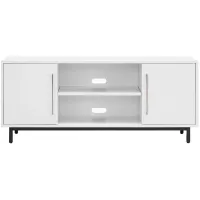 Beck 58" TV Stand in White by Hudson & Canal