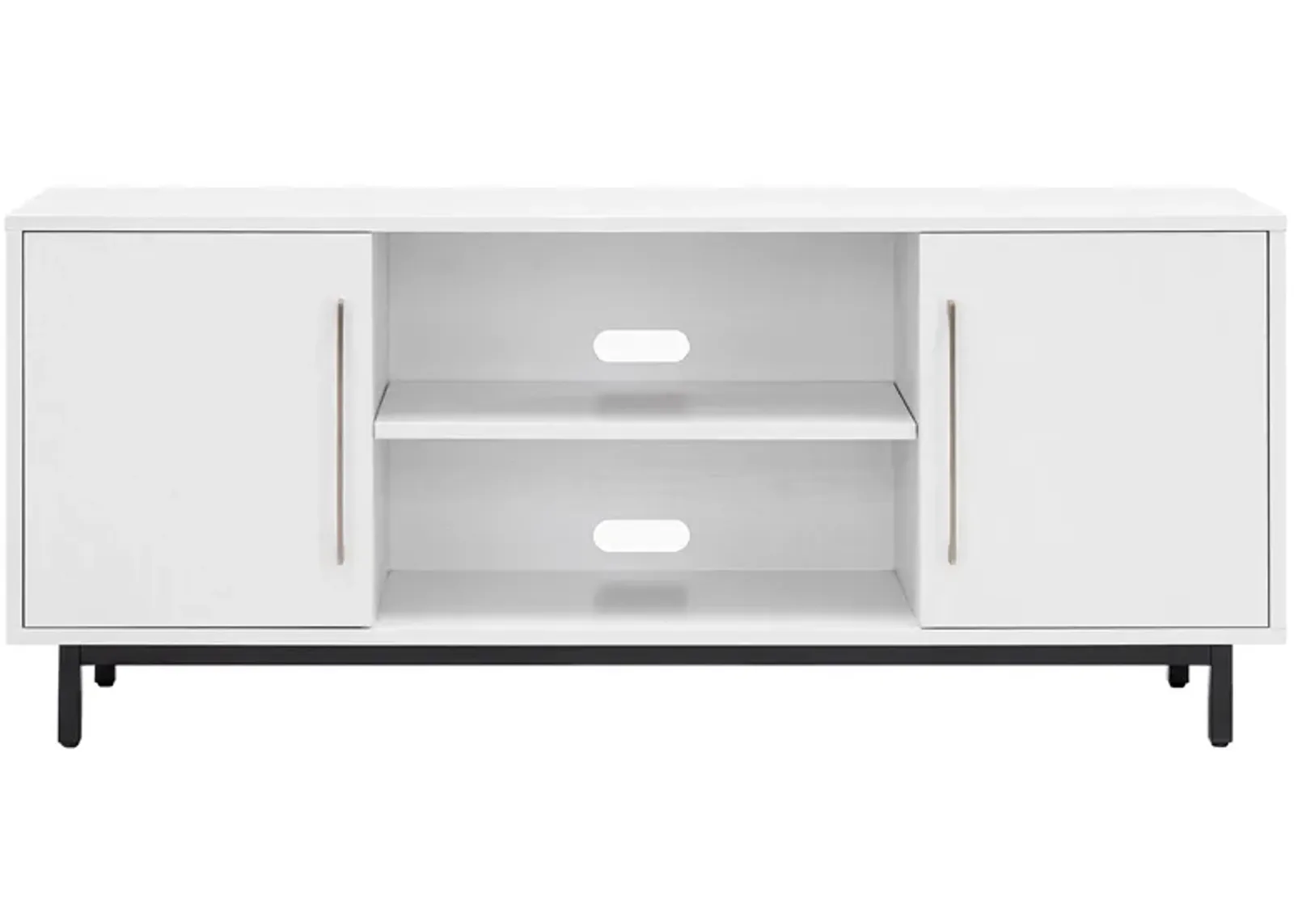 Beck 58" TV Stand in White by Hudson & Canal