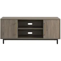 Beck 58" TV Stand in Antiqued Gray by Hudson & Canal