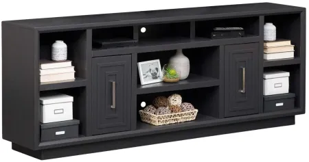 Sunset 83" Console in Seal Skin Black by Legends Furniture