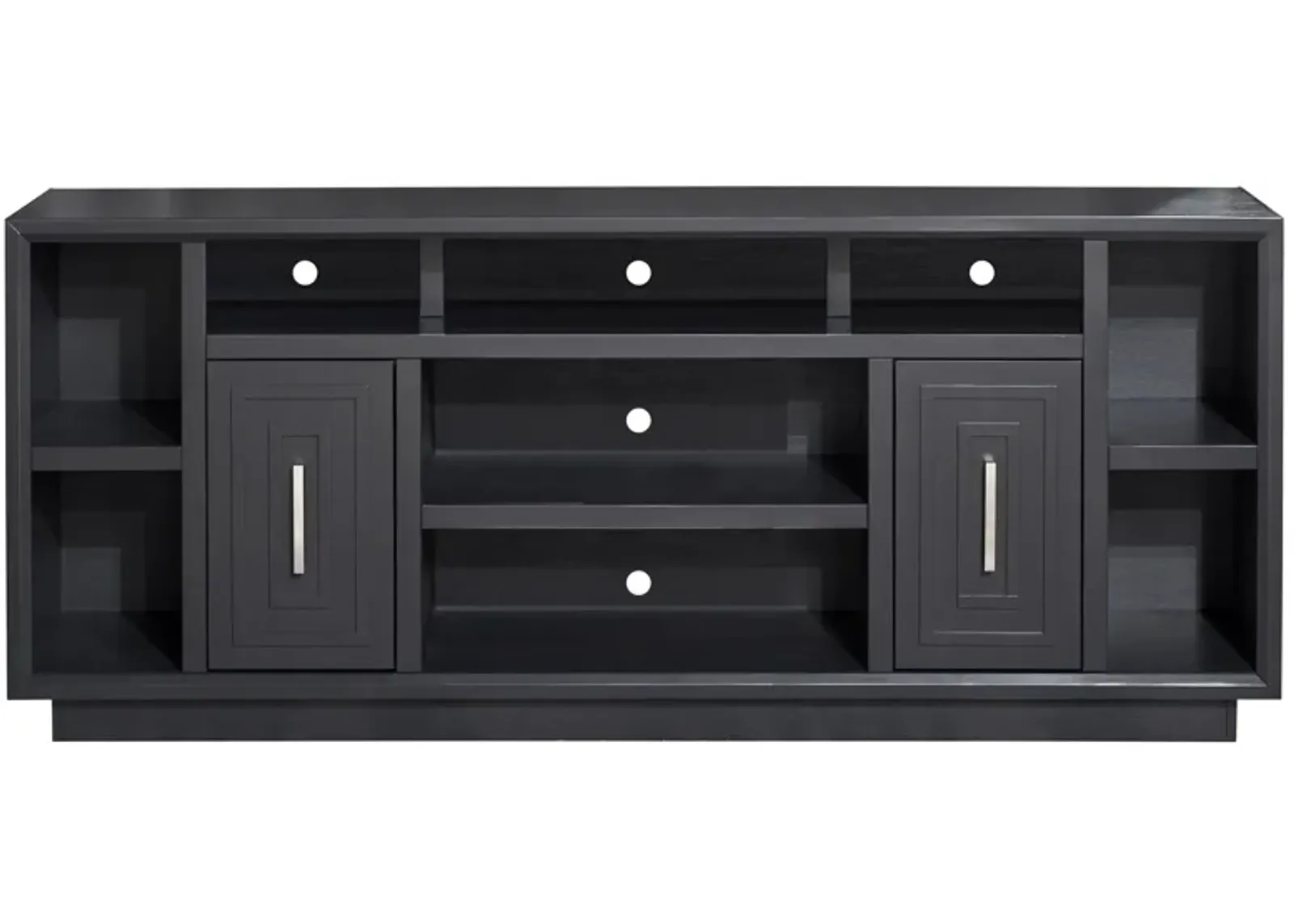 Sunset 83" Console in Seal Skin Black by Legends Furniture