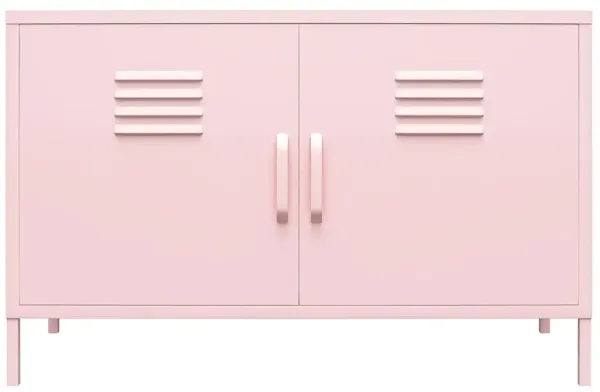 Novogratz Cache Two Door Metal Locker Accent Cabinet