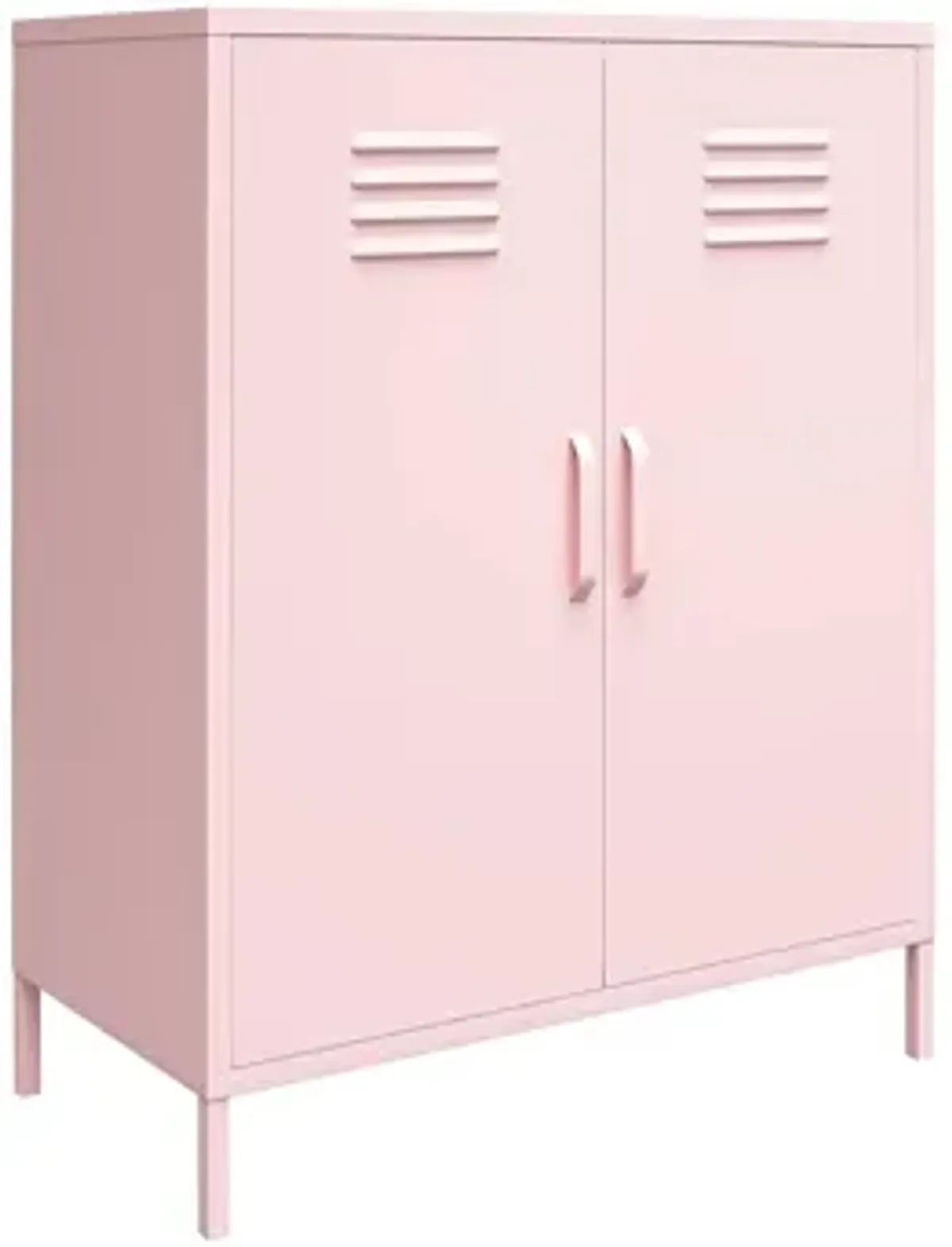 Novogratz Cache Two Door Metal Locker Storage Cabinet