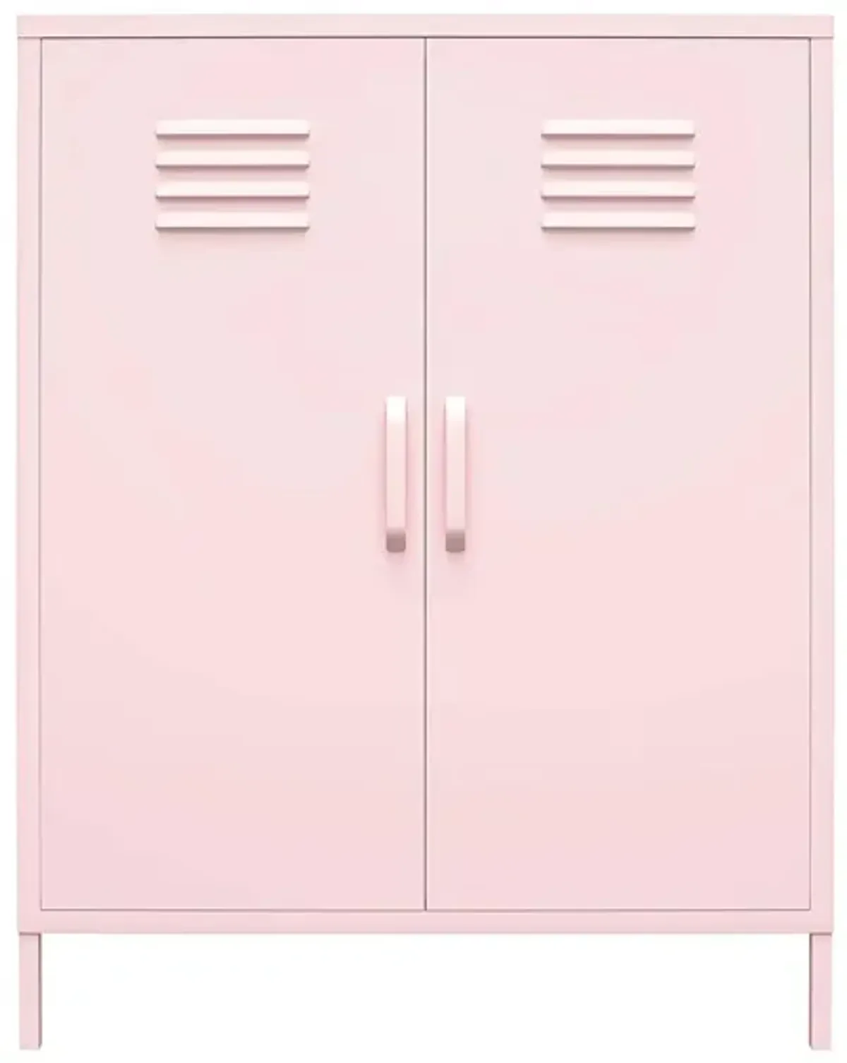 Novogratz Cache Two Door Metal Locker Storage Cabinet