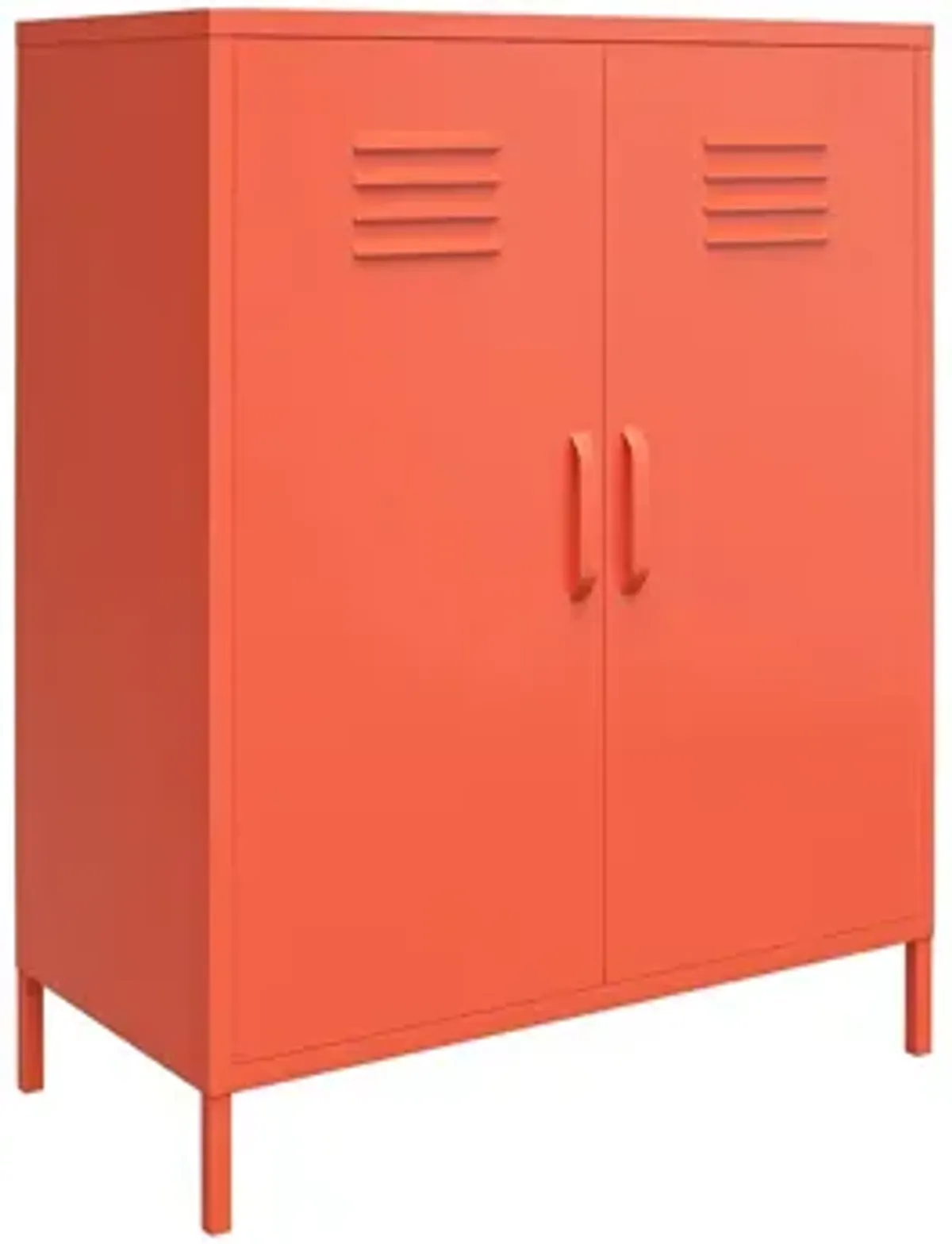 Novogratz Cache Two Door Metal Locker Storage Cabinet