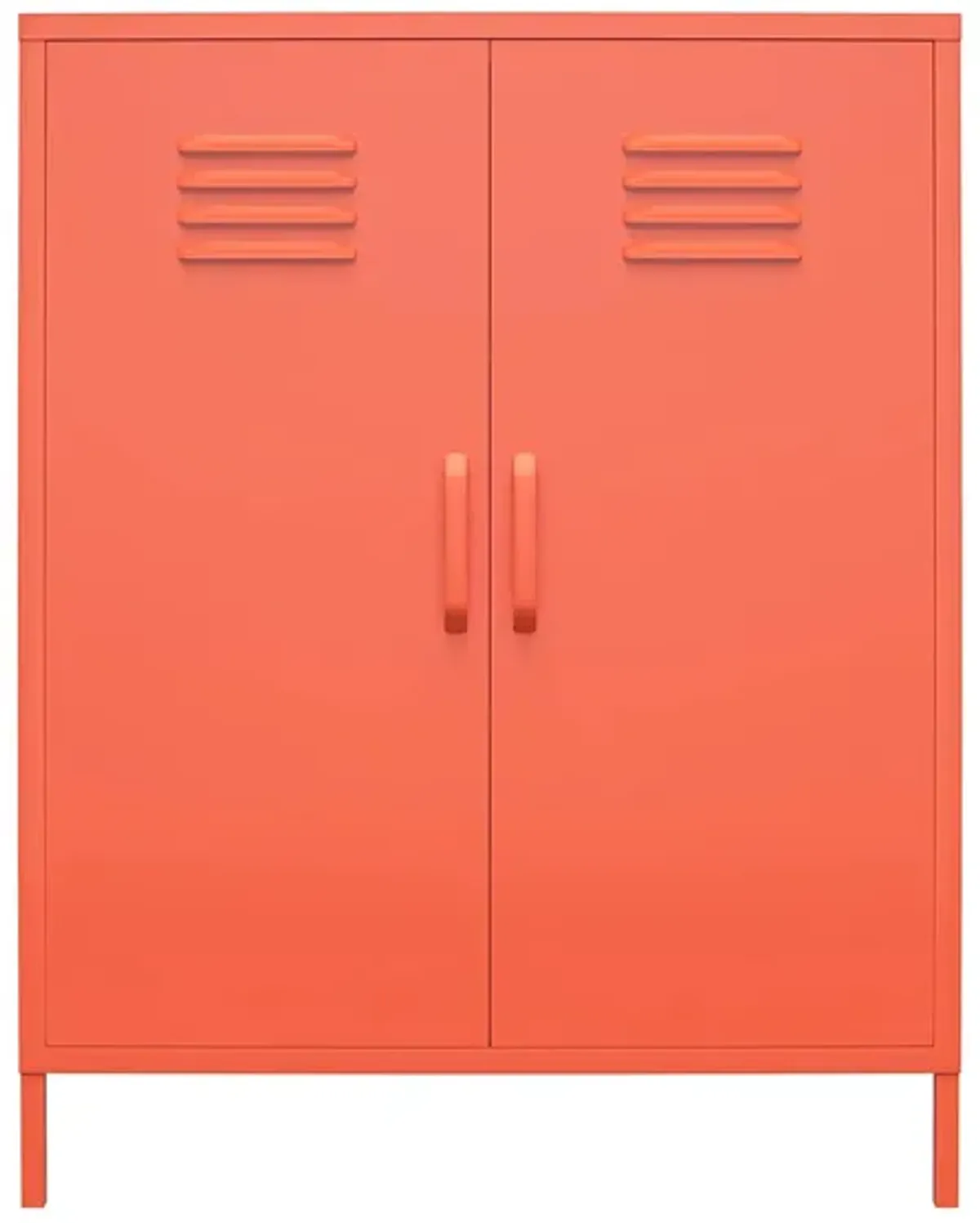 Novogratz Cache Two Door Metal Locker Storage Cabinet