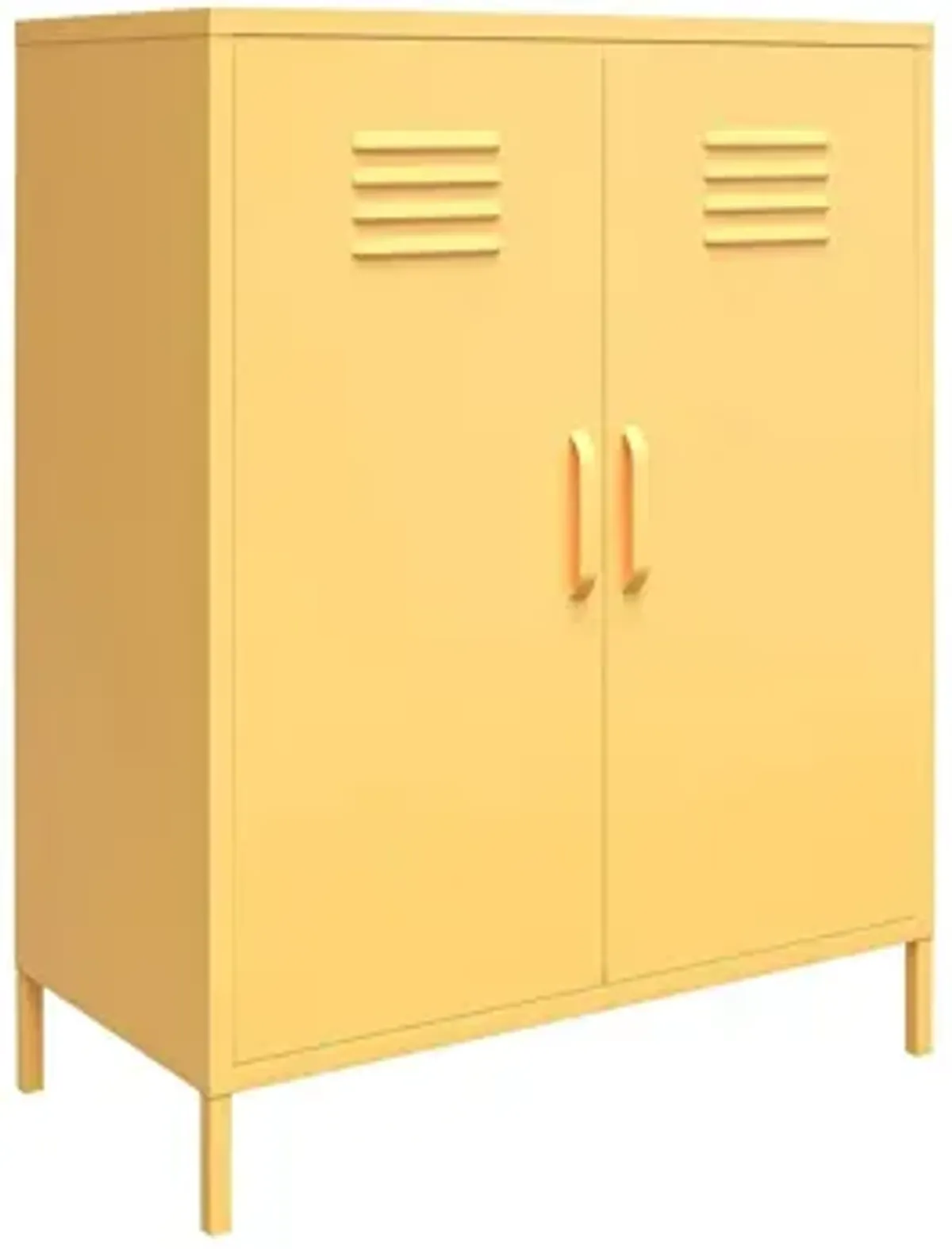 Novogratz Cache Two Door Metal Locker Storage Cabinet