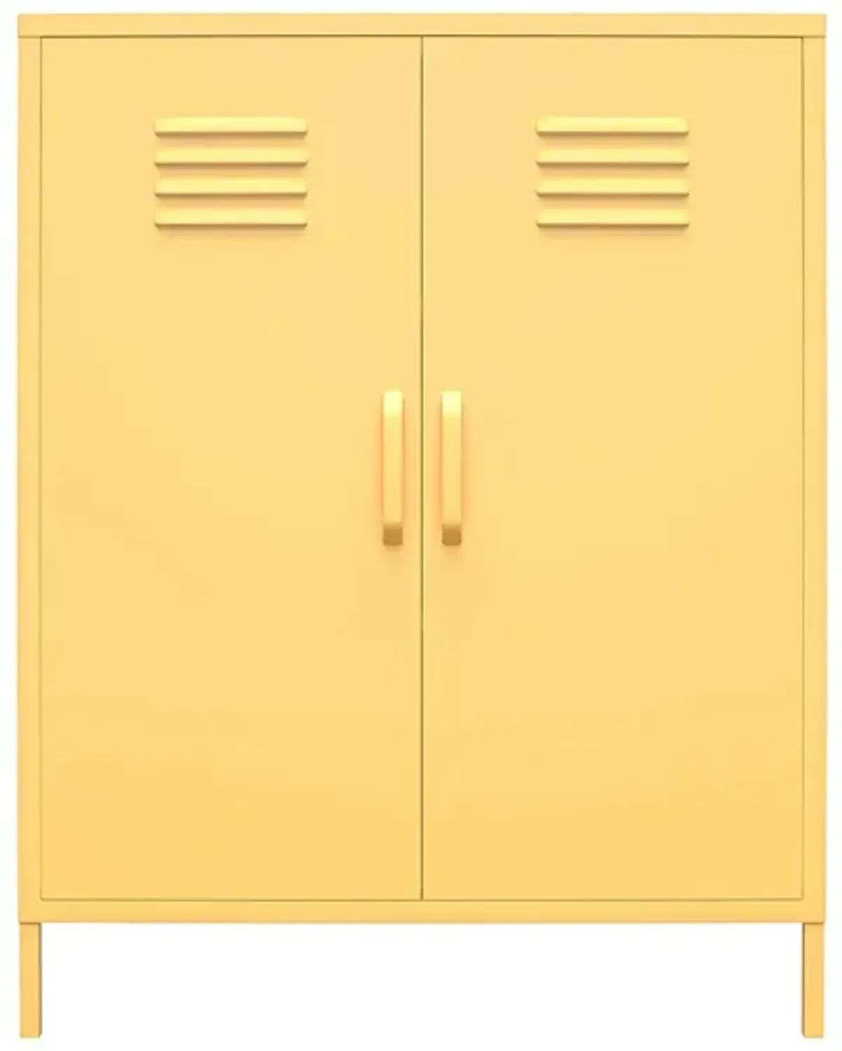 Novogratz Cache Two Door Metal Locker Storage Cabinet