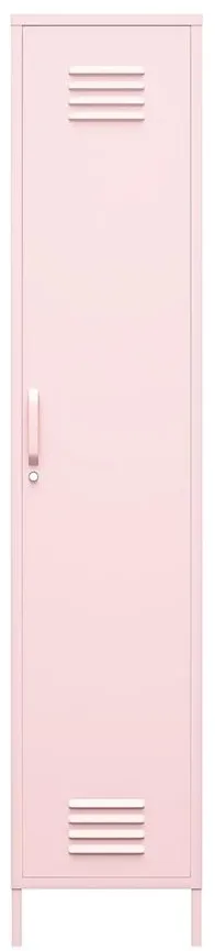 Novogratz Cache Single Metal Locker Storage Cabinet in Bashful by DOREL HOME FURNISHINGS