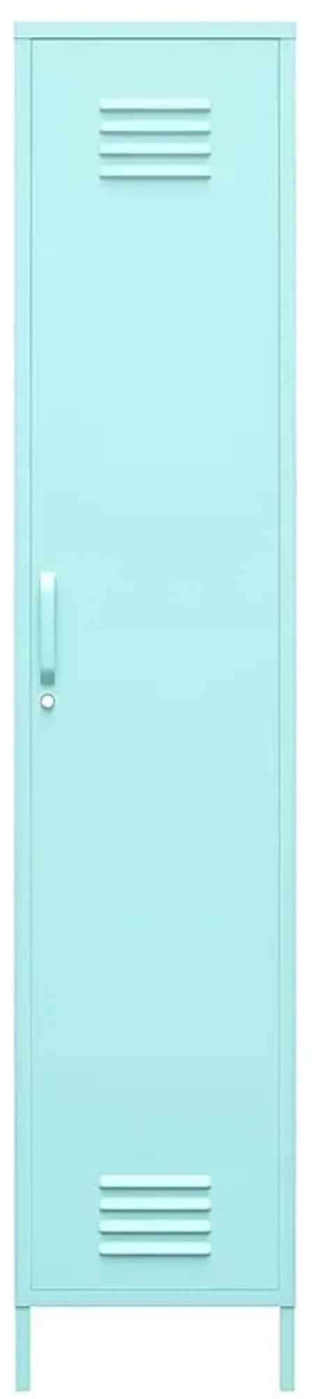 Novogratz Cache Single Metal Locker Storage Cabinet in Spearmint by DOREL HOME FURNISHINGS