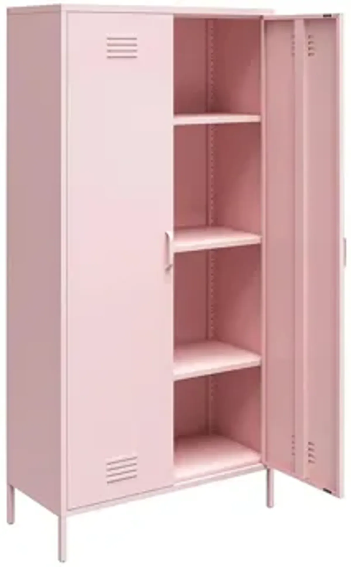 Novogratz Cache Tall Two Door Metal Locker Cabinet