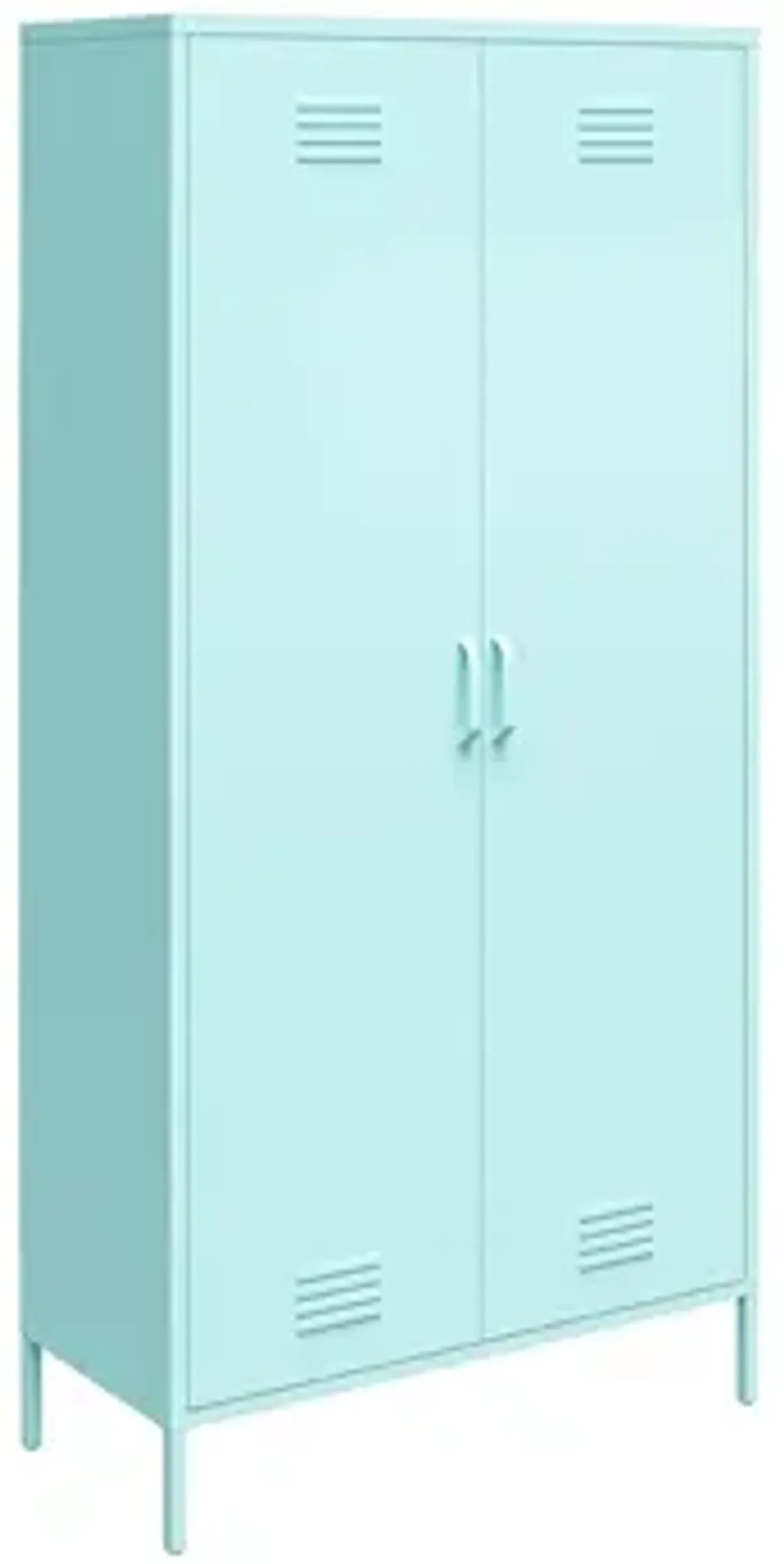 Novogratz Cache Tall Two Door Metal Locker Cabinet