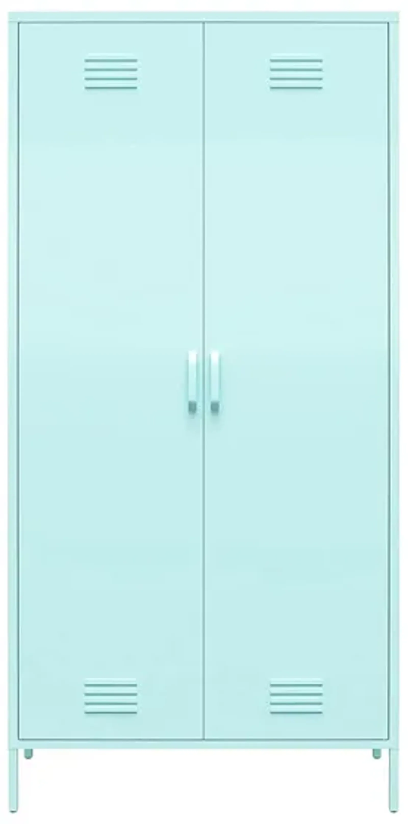 Novogratz Cache Tall Two Door Metal Locker Cabinet