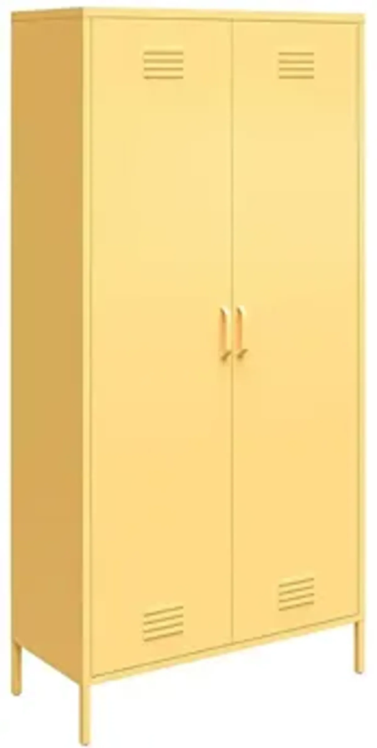 Novogratz Cache Tall Two Door Metal Locker Cabinet