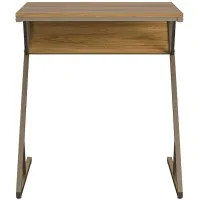 Novogratz Regal Accent Table in Florence Walnut by DOREL HOME FURNISHINGS