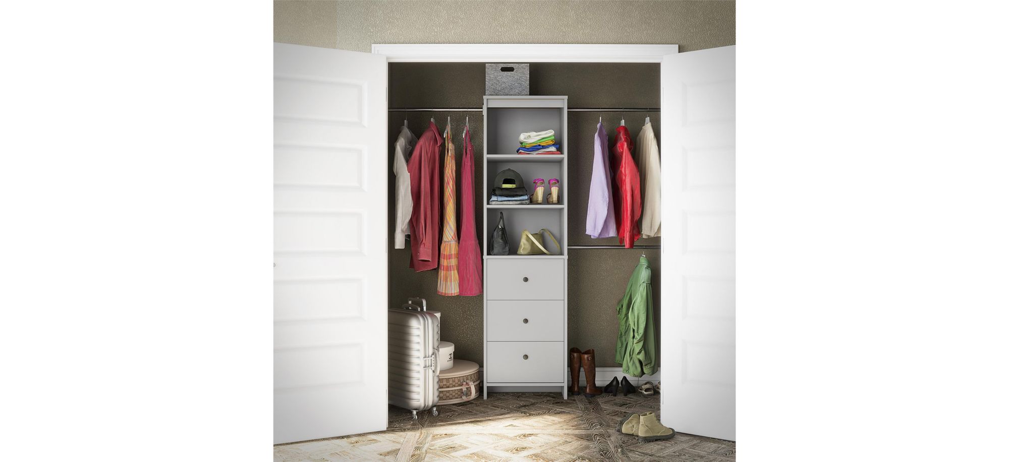 Systembuild Beckett Closet Storage Organizer