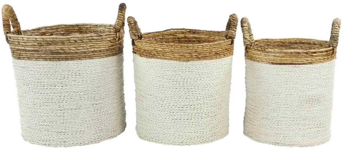 Ivy Collection Storage Basket - Set of 3