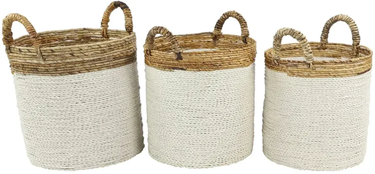 Ivy Collection Storage Basket - Set of 3