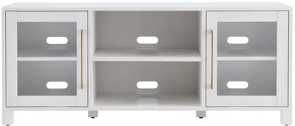 Ursula 58" TV Stand in White by Hudson & Canal