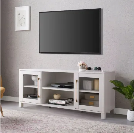 Ursula 58" TV Stand in White by Hudson & Canal