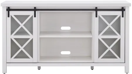 Smith 58" TV Stand in White by Hudson & Canal