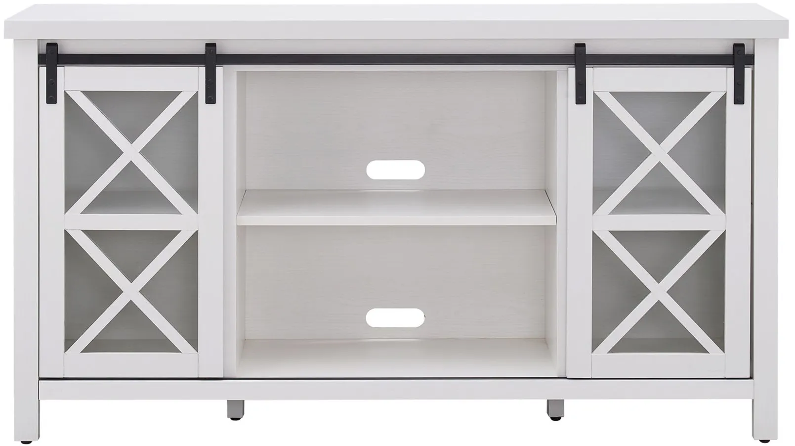 Smith 58" TV Stand in White by Hudson & Canal