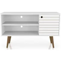 Liberty 42" TV Stand in White by Manhattan Comfort