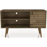 Liberty 42" TV Stand in Rustic Brown by Manhattan Comfort