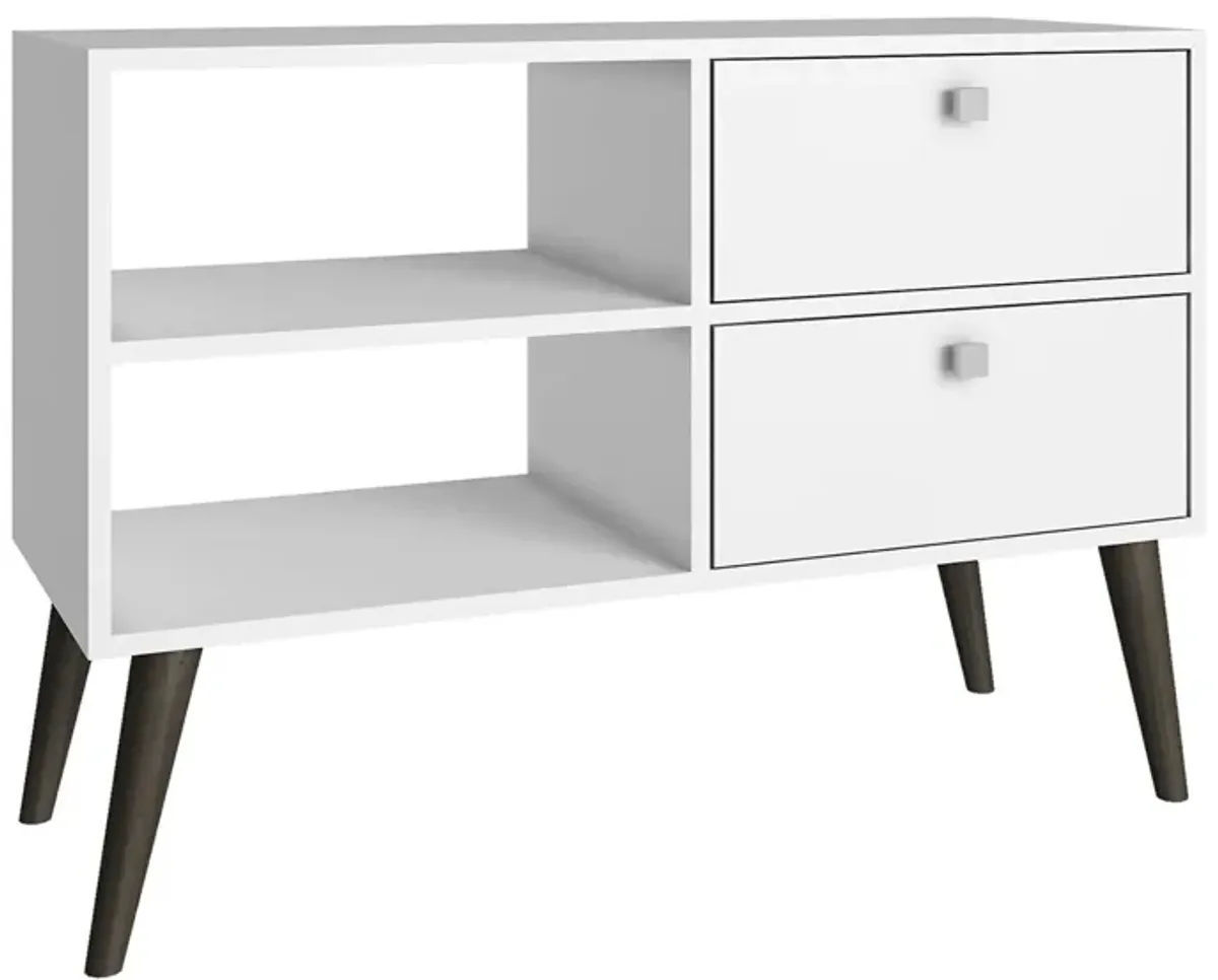 Dalarna TV Stand in White by Manhattan Comfort