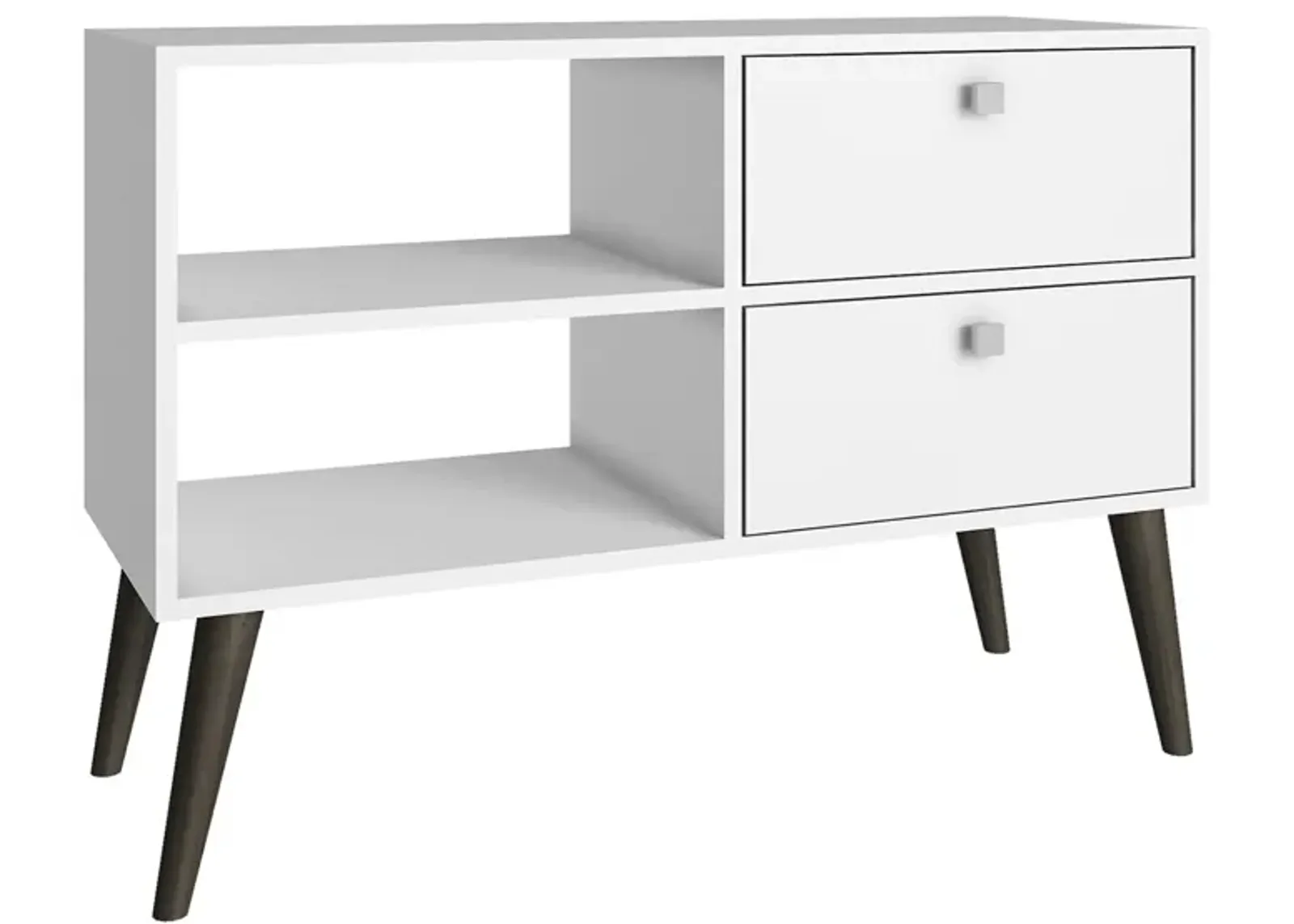 Dalarna TV Stand in White by Manhattan Comfort