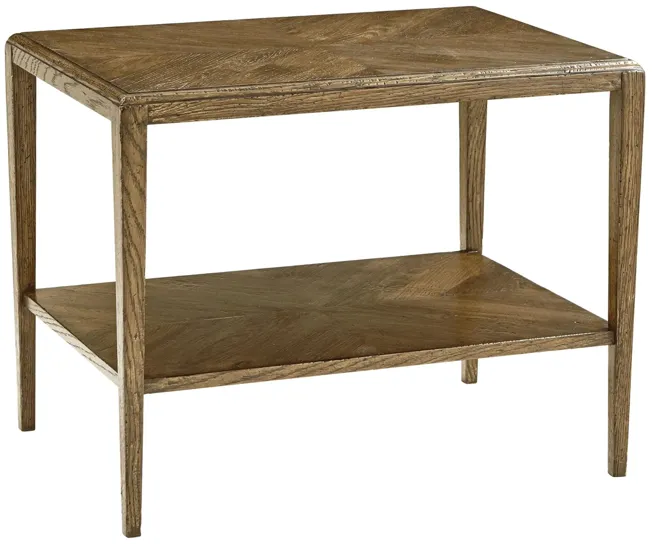 Nova Rectangular Side Table in Dawn by Theodore Alexander