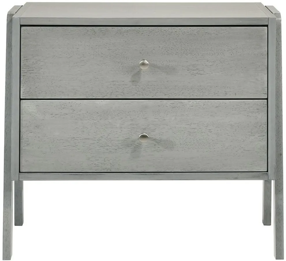 Granville 2-Drawers Stacking Cabinets in Antique Grey by Elements International Group