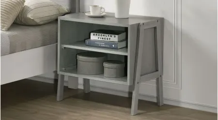 Granville Open Cubby Stacking Cabinets in Antique Grey by Elements International Group