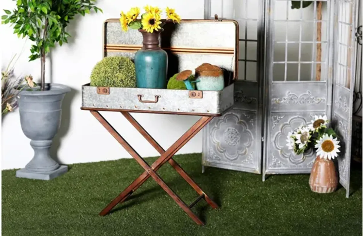 Ivy Collection Suitcase Accent Table