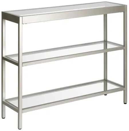 Alexis 36" Rectangular Console Table in Satin Nickel by Hudson & Canal