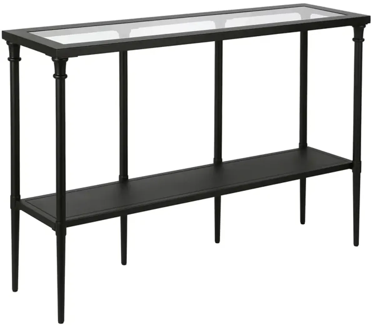 Dafna Rectangular Console Table in Blackened Bronze by Hudson & Canal