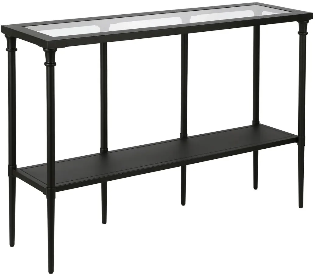 Dafna Rectangular Console Table in Blackened Bronze by Hudson & Canal