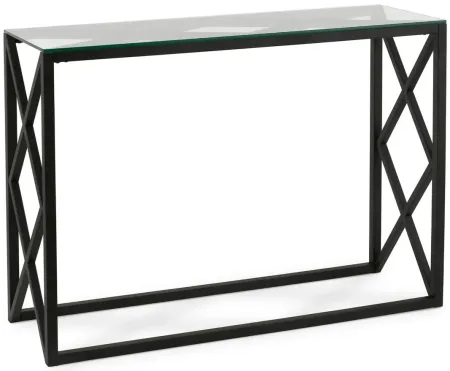 Doreen Rectangular Console Table in Blackened Bronze by Hudson & Canal