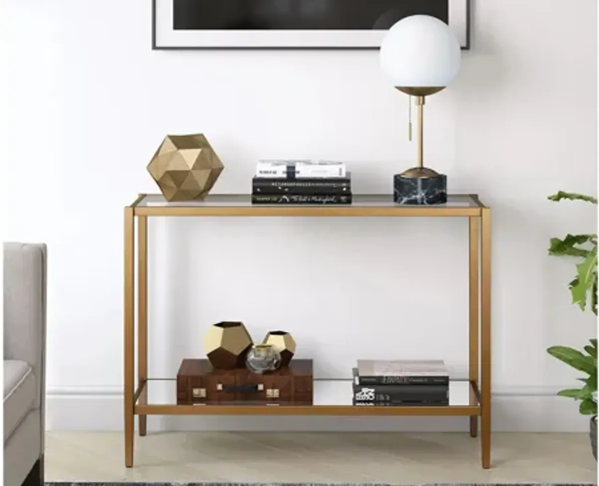 Hera Rectangular Mirrored Console Table