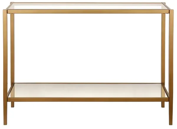 Hera Rectangular Mirrored Console Table