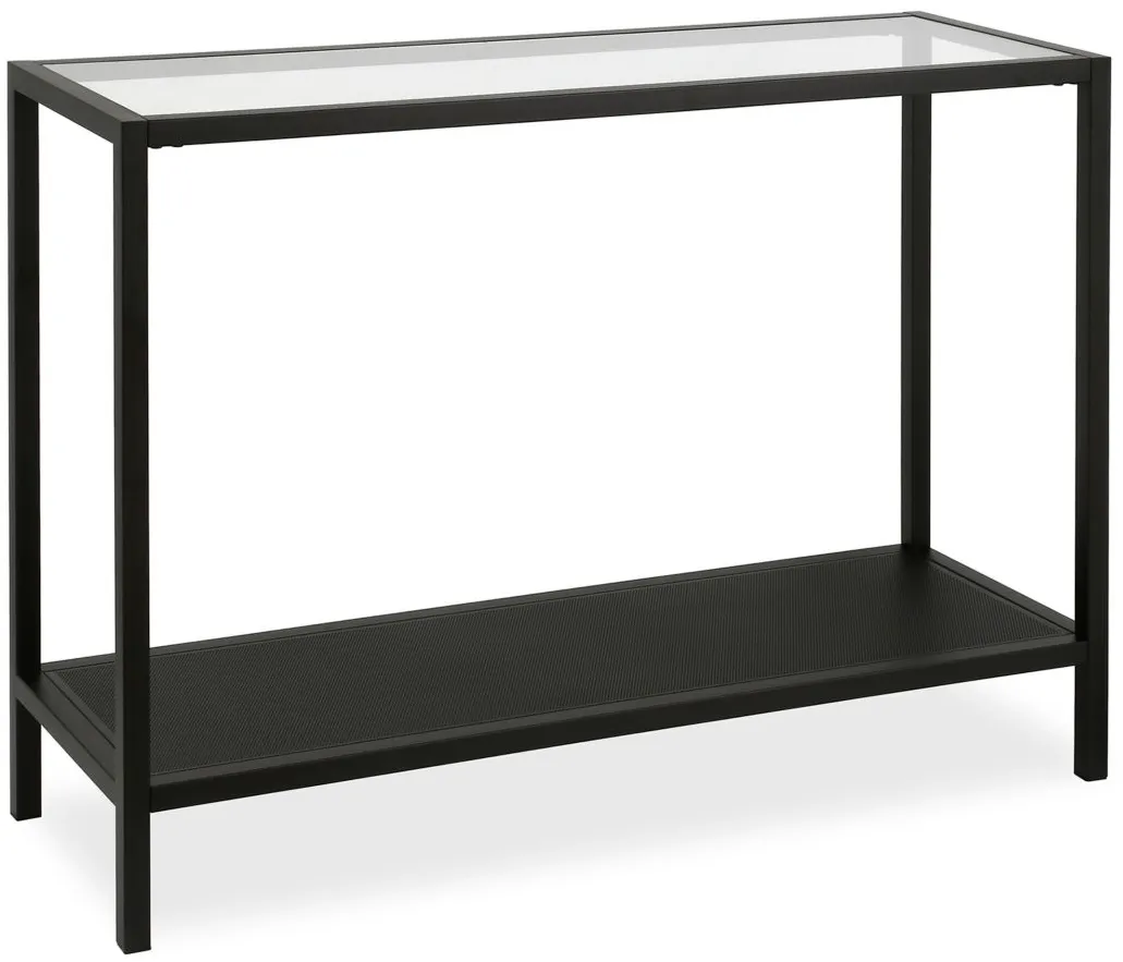 Rigan 36" Rectangular Console Table in Blackened Bronze by Hudson & Canal