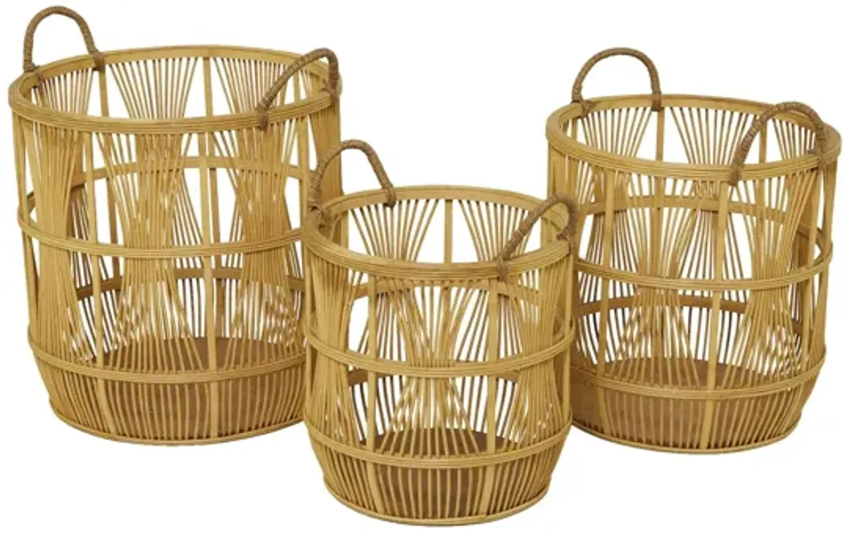 Ivy Collection Storage Basket - Set of 3