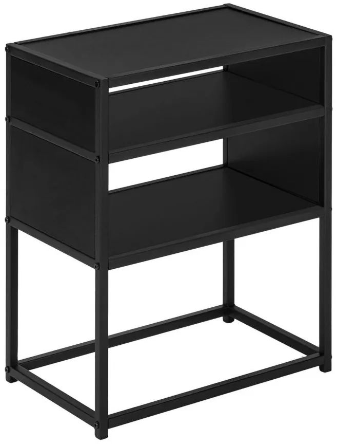 Perry Accent Table in Black by Monarch Specialties