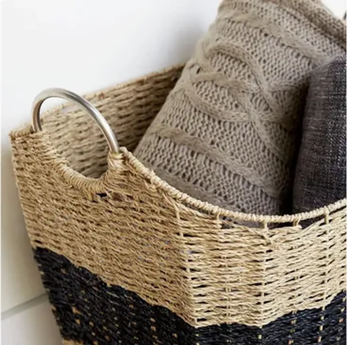 Ivy Collection Schermerhorn Storage Basket