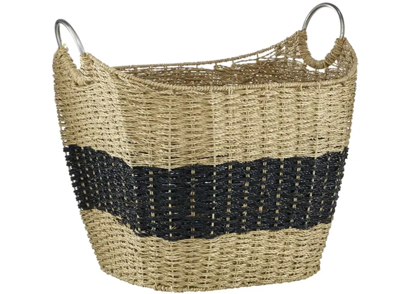 Ivy Collection Schermerhorn Storage Basket in Natural Brown by UMA Enterprises